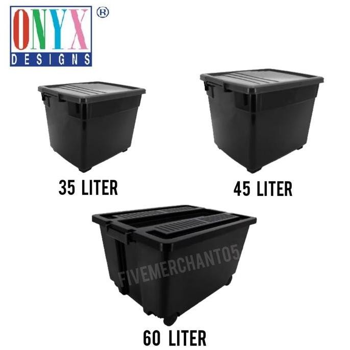 

Terlaris Storage Container Box Hitam Kontainer Barang Perkakas Makanan Dokumen