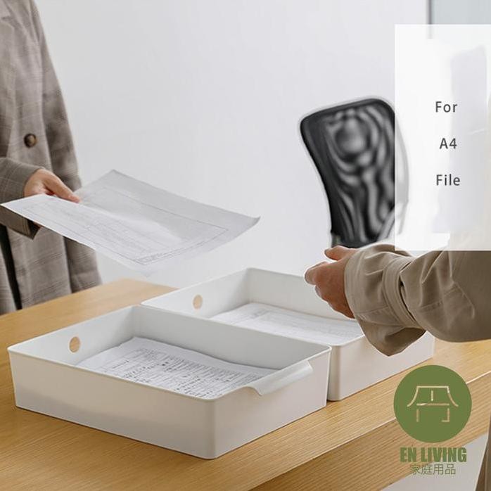 

Terlaris En Living Basket With Handles Shallow / Storage Box / Kotak