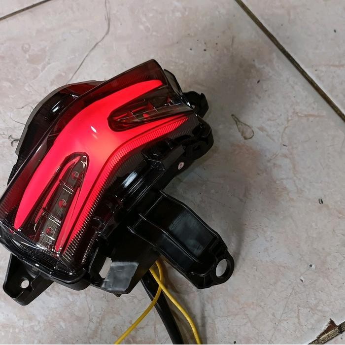 Lampu Stoplamp Aerox Old Rgb Magnet Control 7 In 1 Lampu Belakang Aerox 155 Lama Motorcycle Original
