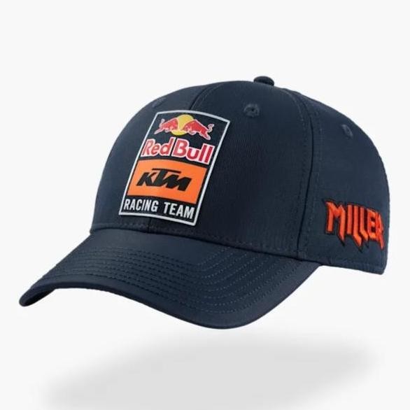 Red Bull KTM MotoGP 2023 Jack Miller Curved Cap. Topi Unisex