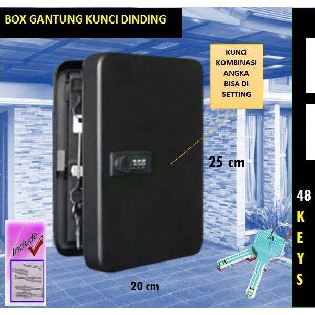 

Terlaris Tempat Penyimpan Kotak Kunci Isi 48 Kunci Zehn Kc48 Kotak Simpan Kunci