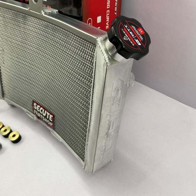 RADIATOR QTT NINJA R KR 150 GAMBOT CURVE / RADIATOR ALUMUNIUM ORINAL