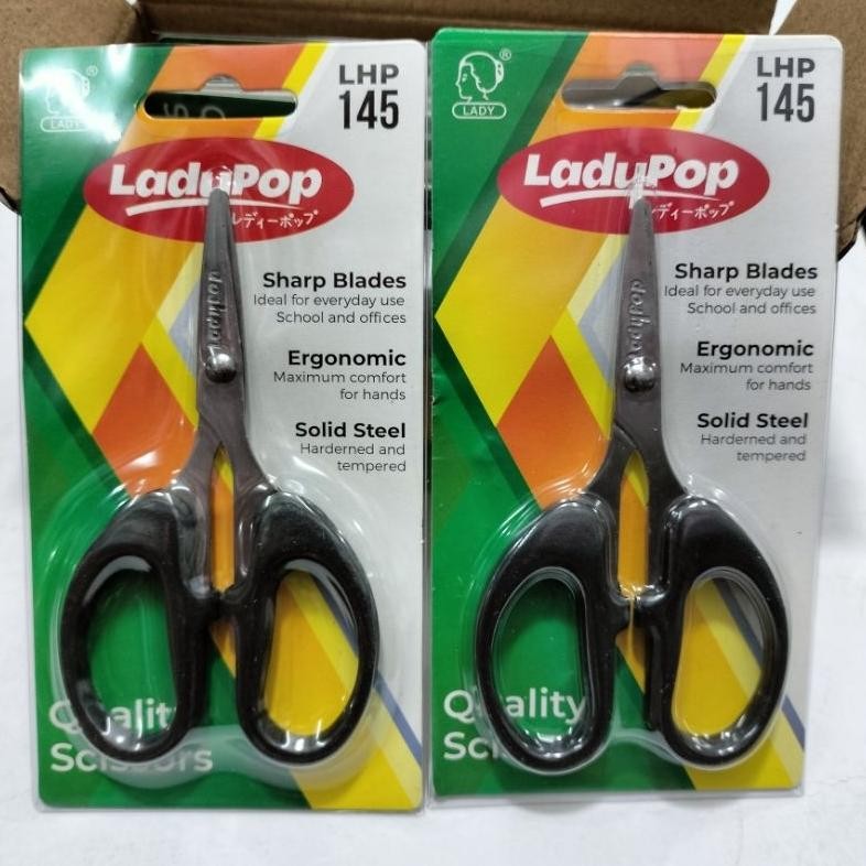 

(ISI 6 PCS) GUNTING LADYPOP KECIL / GUNTING LADYPOP QUALITY SCISSORS AST