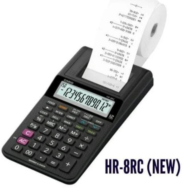 

ORIGINAL Casio HR-8RC Printing Calculator HR-8 RC Kalkulator Print AST