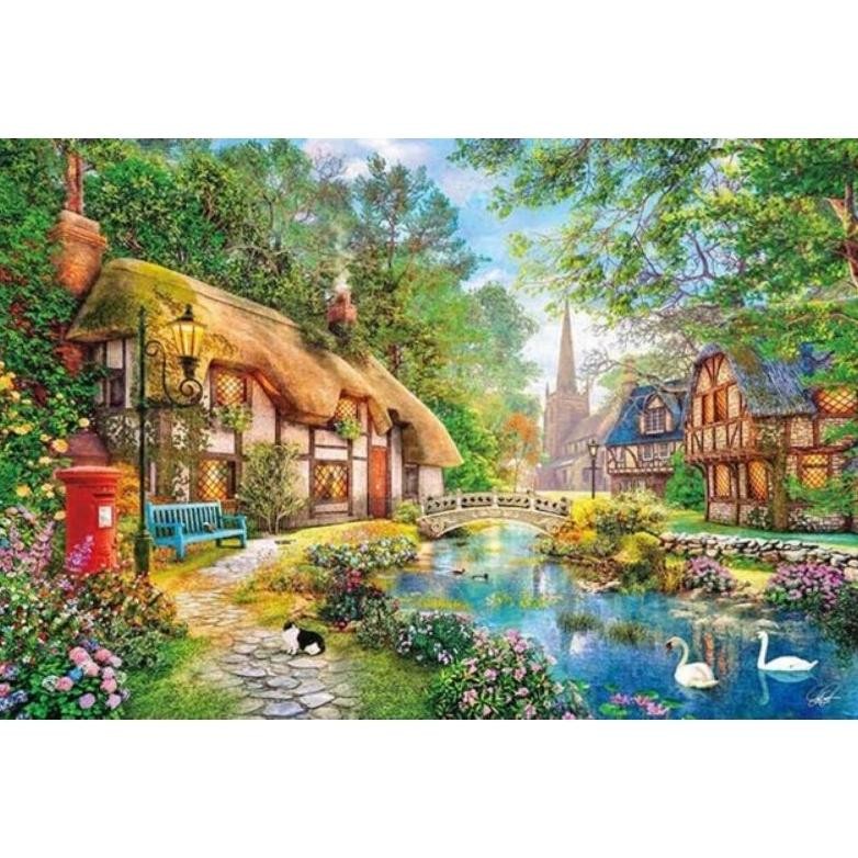 

DIY Diamond Painting Full Drill Lukisan Berlian Kerajinan Tangan 30x40cm AST