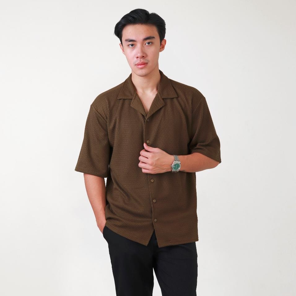 Msmo Men Eiji Tshirt Knit Pria Baju Knit Pria