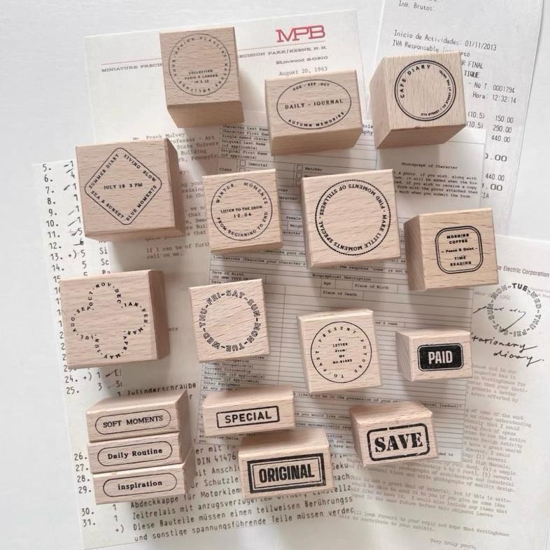 

Two Raccoons Record Rubber Stamp AST