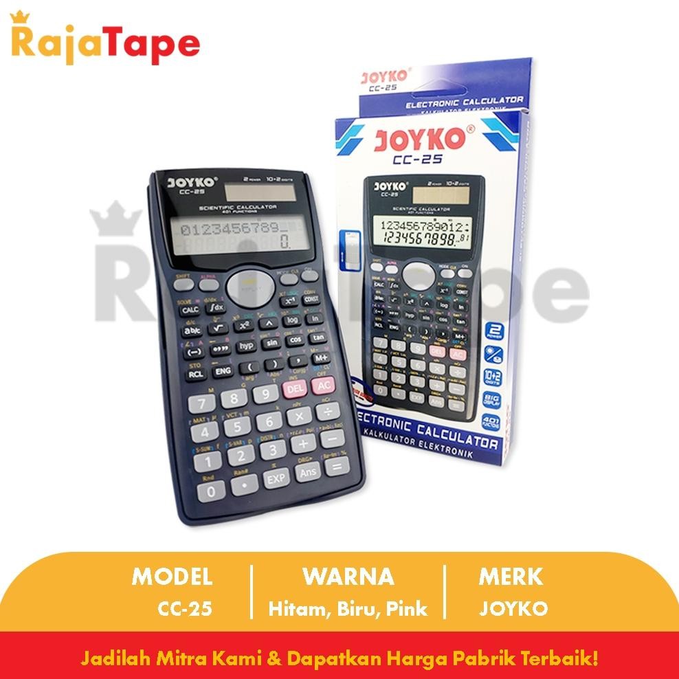 

Calculator Kalkulator Joyko CC-25 Scientific 401 Functions RAJA TAPE / RAJATAPE AST