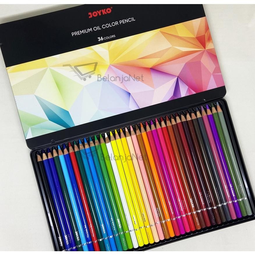 

Pensil Warna Premium | Premium Oil Color Pencil Joyko CP-TC126-36 AST