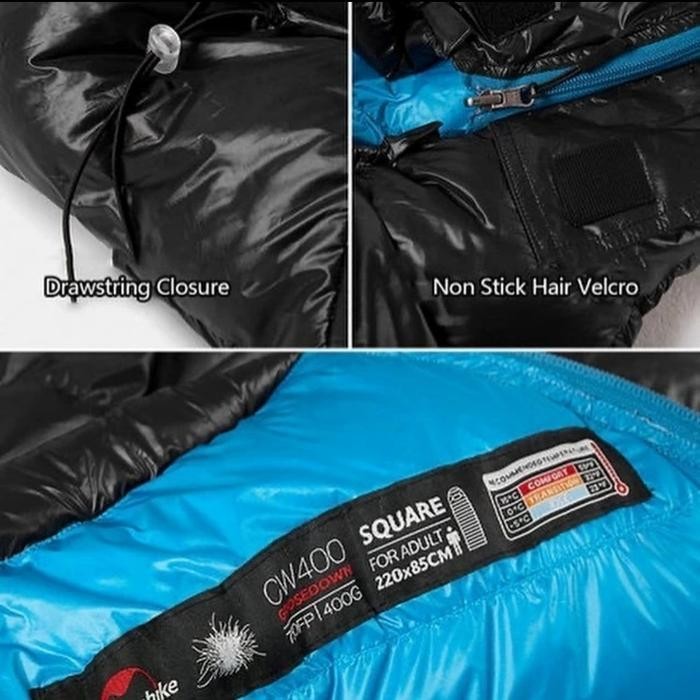 Sleeping Bag Ultralight Naturehike Cw280 Goosedown Model Tikar Original Dan Terpercaya