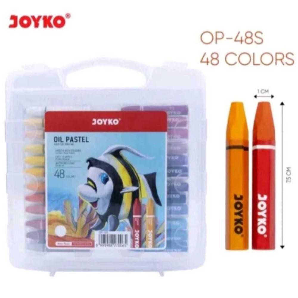 

CRAYON OIL PASTEL MEREK JOYKO OP-48S 48 WARNA TERLARIS AST