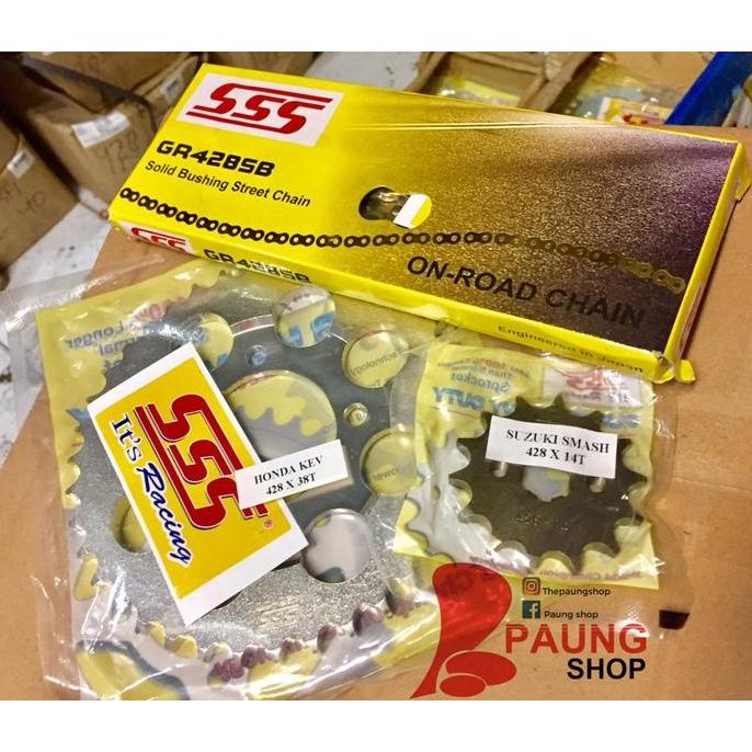 Gear Set SSS 428/130L SB Supra 100/Grand/Legenda 36T-40T