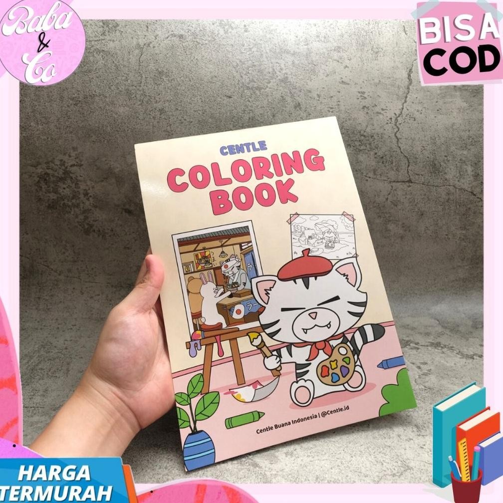 

BUKU GAMBAR CENTLE.ID UKURAN A4 ISI 25 LEMBAR FULL GAMBAR KERTAS TIDAK TEMBUS CAT AIR SPIDOL ATK MURAH BISA COD AST