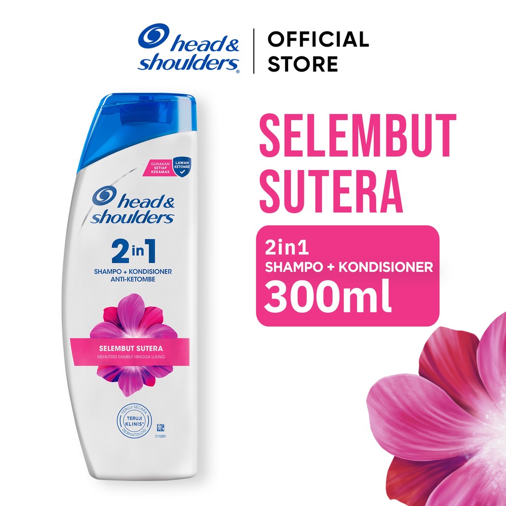Head & Shoulders Shampoo 2-in-1 Varian Smooth and Silky 300ml