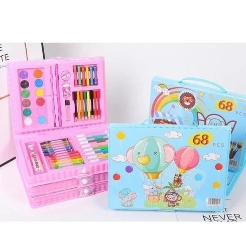 

Set krayon isi 68 pcs ( 2 warna) AST