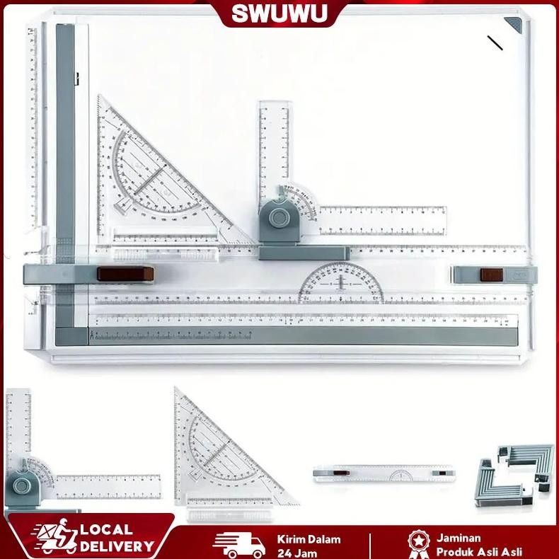 

A3 Professional Drawing Board Table Top Architects Technical Design Drafting Parallel Ruler/Portable Drafting Board Graphic Architectural Table AST