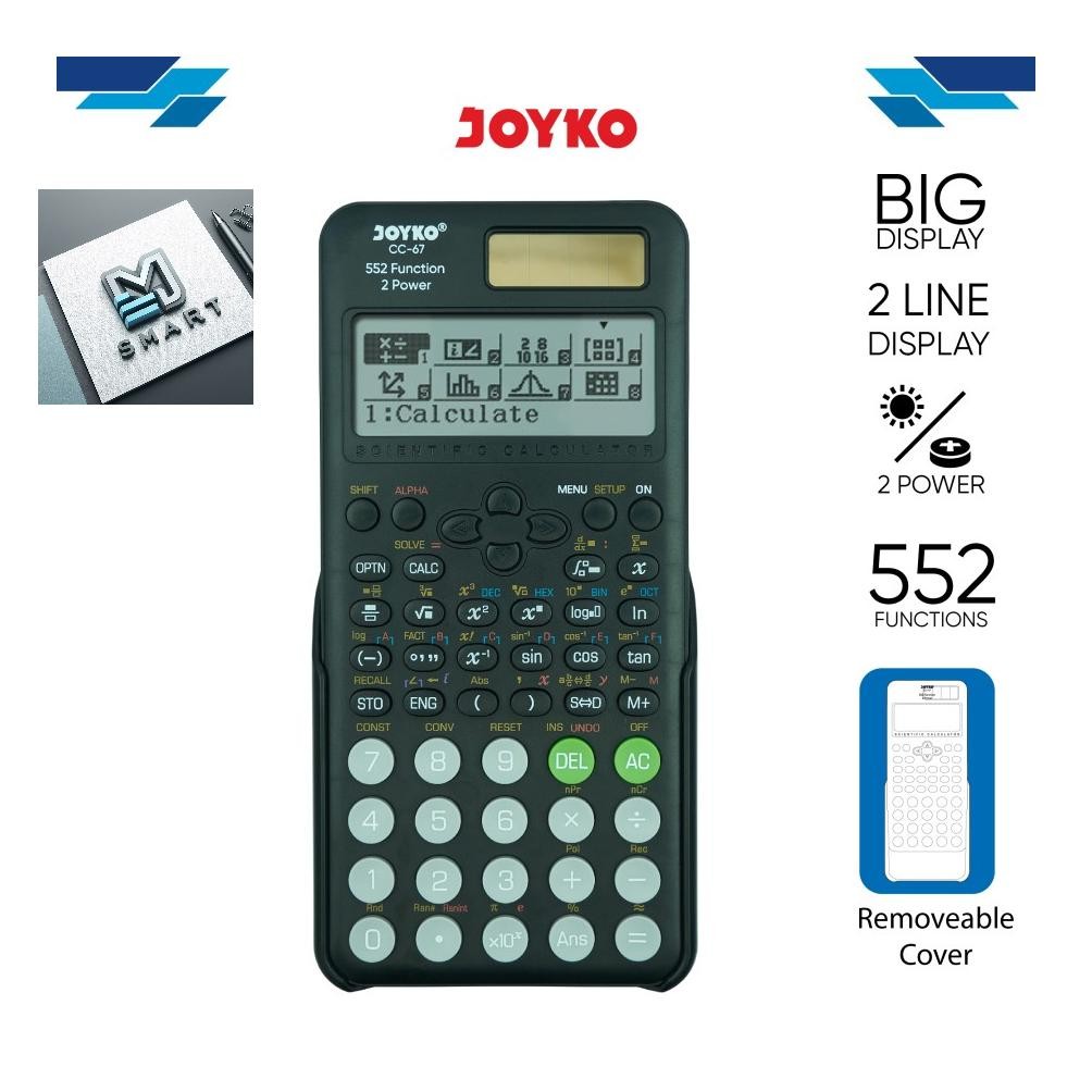 

JOYKO CC-67 / CALCULATOR SCIENTIFIC / KALKULATOR ILMIAH AST