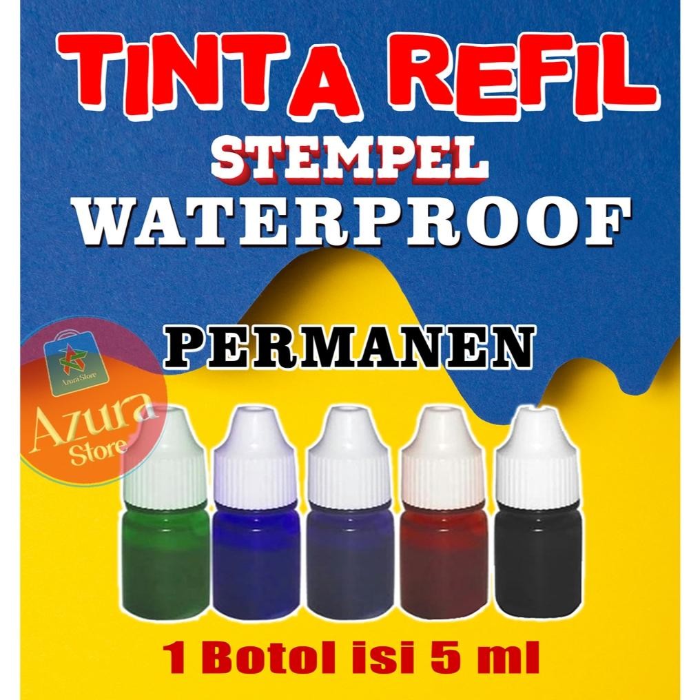 

Tinta Stempel Permanent Waterproof Ukuran 5 ML AST