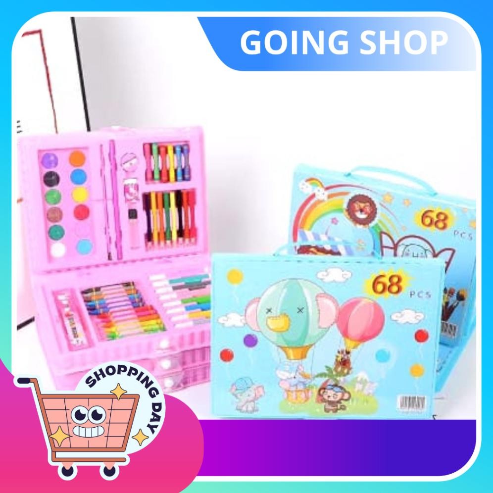 

[ GS ] Crayon Pensil Warna ART SET Anak Pensil Warna Crayon ISI (68 pcs) AST