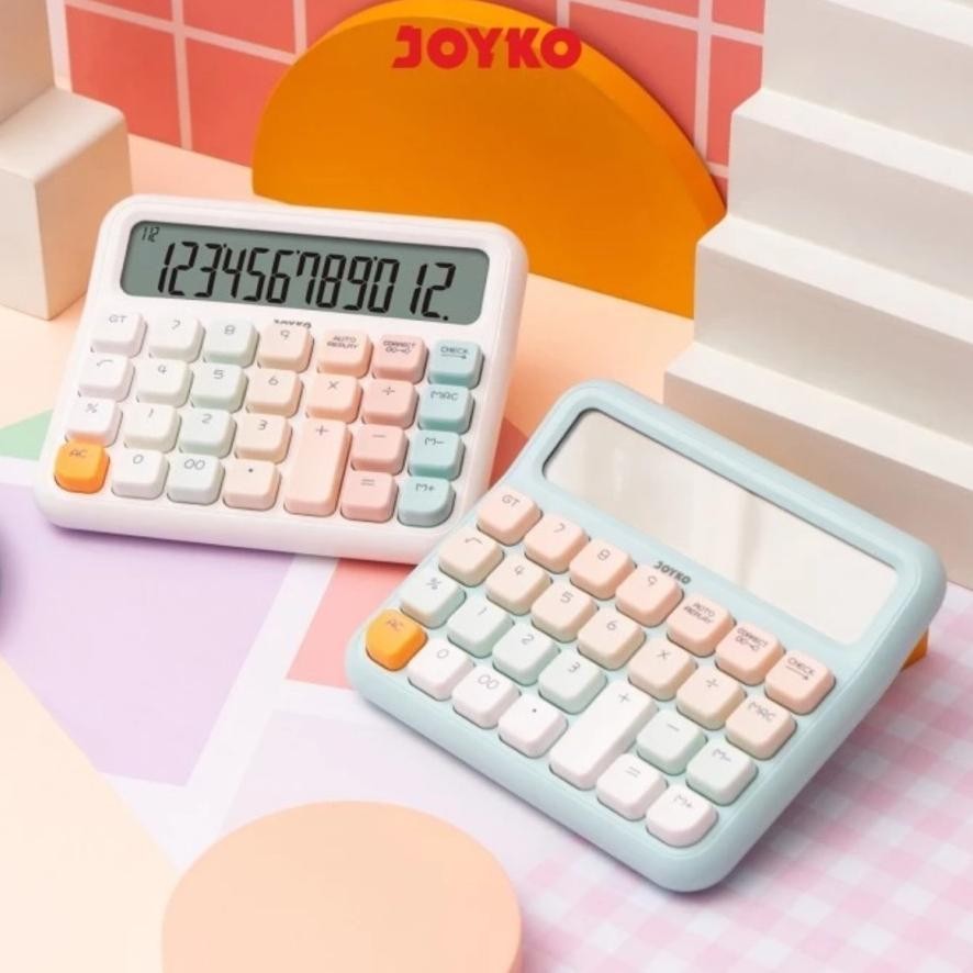 

STYLIST COLOR CALCULATOR JOYKO CC-63ACO - KALKULATOR FANCY WARNA DESKTOP MEJA AST