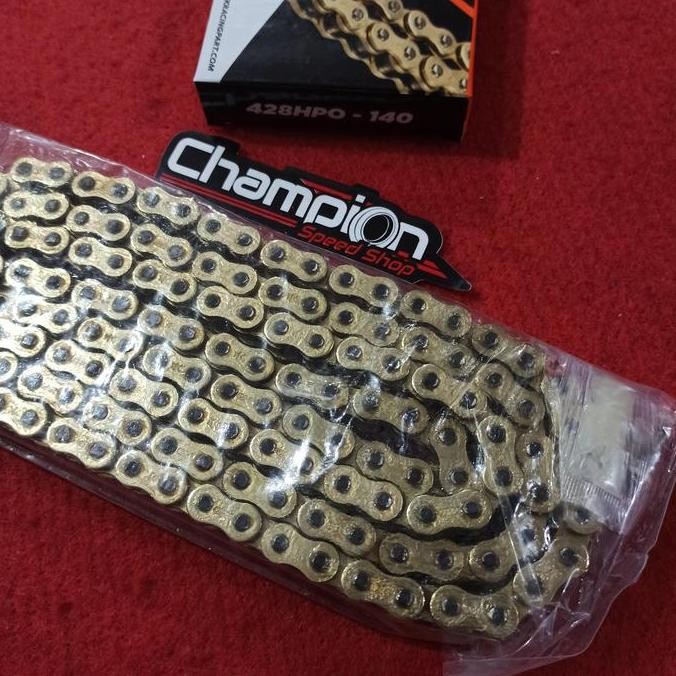 Rantai TK Racing 428 428-140 428O O ORing O-Ring Gold Brht