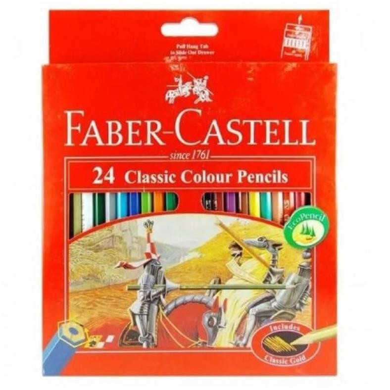 

PENSIL WARNA FABER CASTELL 24 WARNA CLASSIC AST