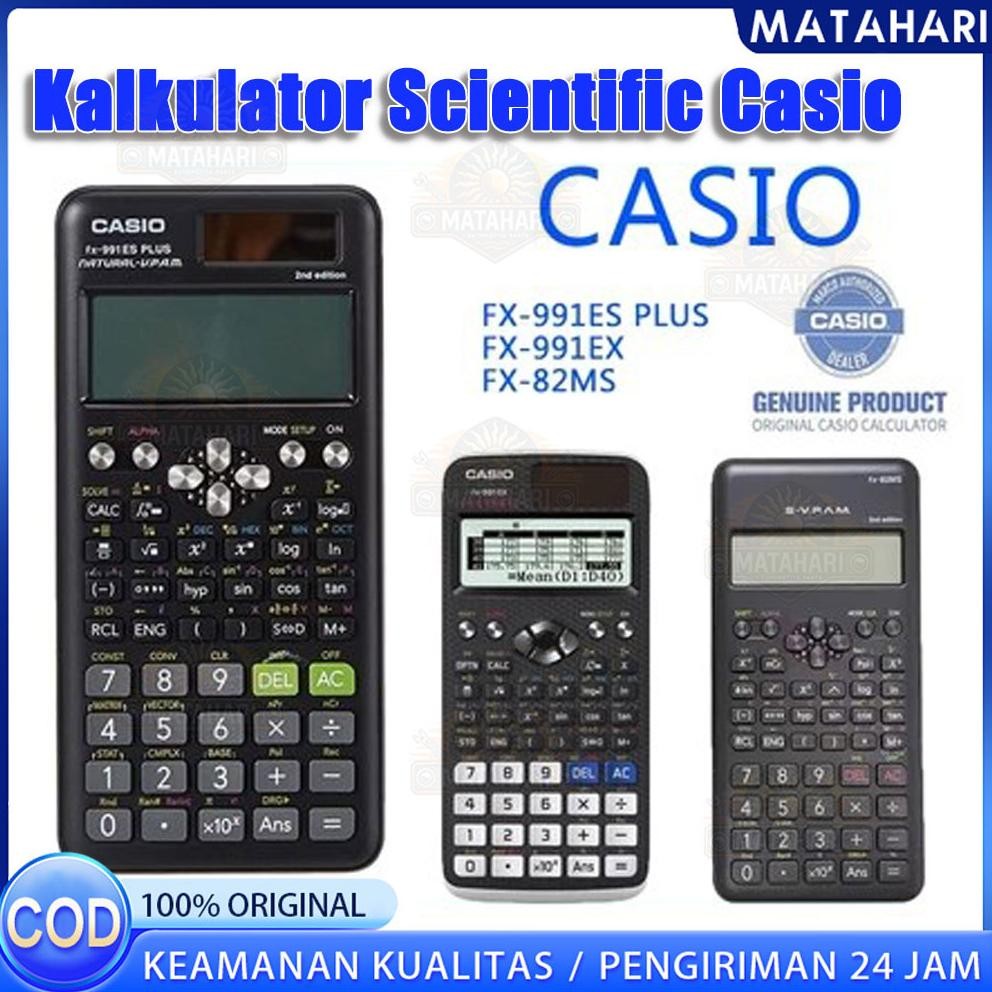 

Kalkulator Scientific Casio ilmiah FX-991EX/991ES-Plus Calculator Scientific Casio Kalkulator Casio Scientific 417 Fungsi/Dua Sumber Tenaga Baterai Dan Tenaga Matahari/40 Konstanta Rumus AST