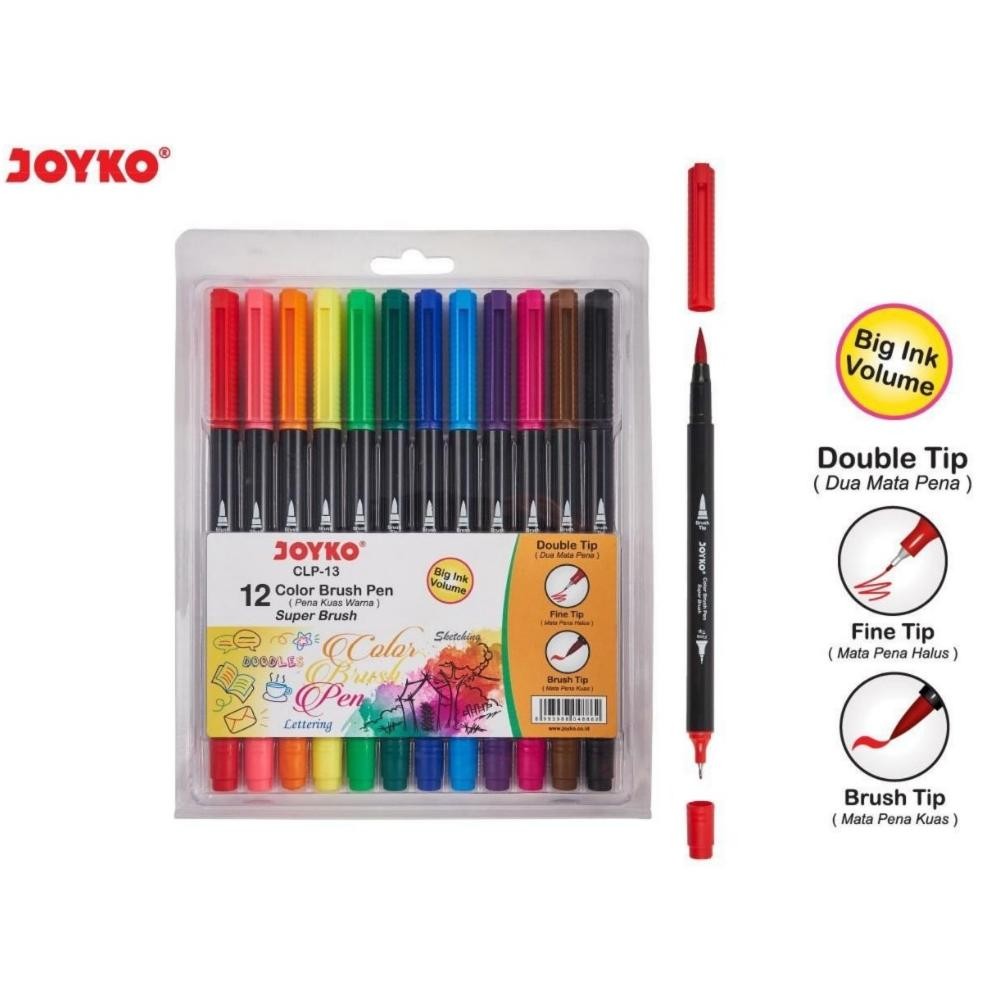 

Color Brush Pen Pena Kuas Warna Joyko CLP-13 AST