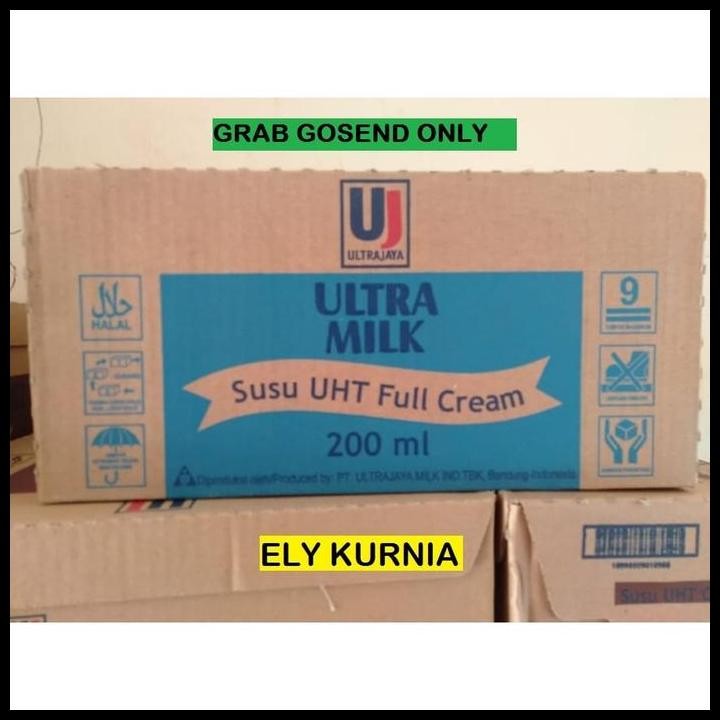 

Terlaris Susu Uht Ultra Milk Full Cream 200 Ml / Ultra Milk Plain 200 Ml Good Quality