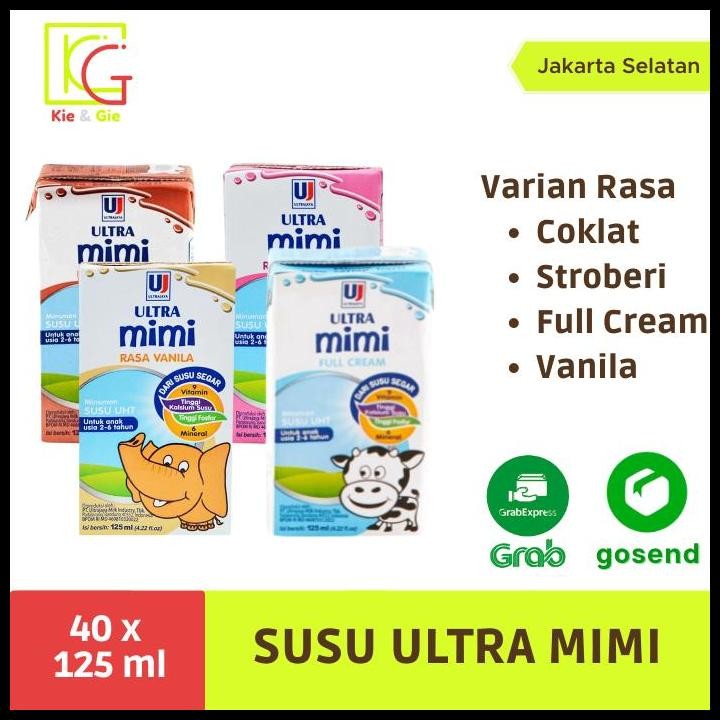 

Terlaris Susu Ultra Mimi 125Ml (Khusus Kurir Instant/ Sameday) Good Quality