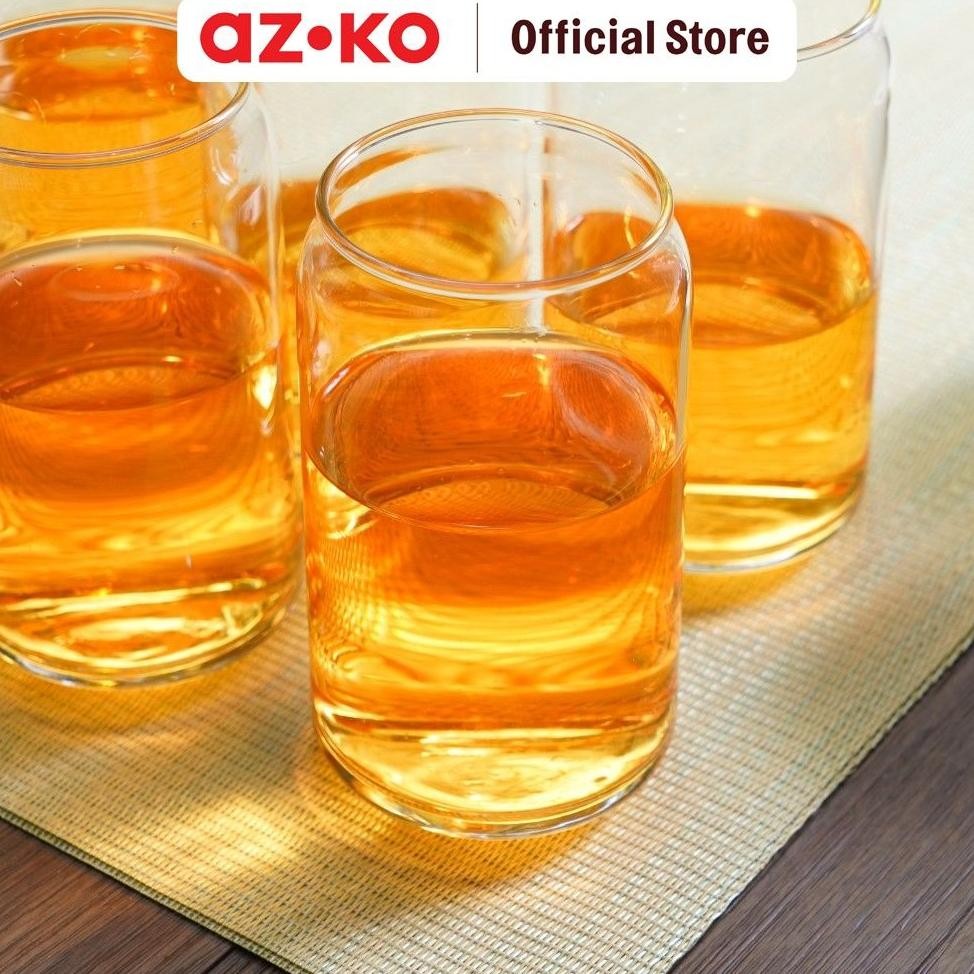 Azko Libbey 473 ml Set 6 Pcs Gelas Can Gelas Kaca Glass Cup Tempat Minum Wadah Minum