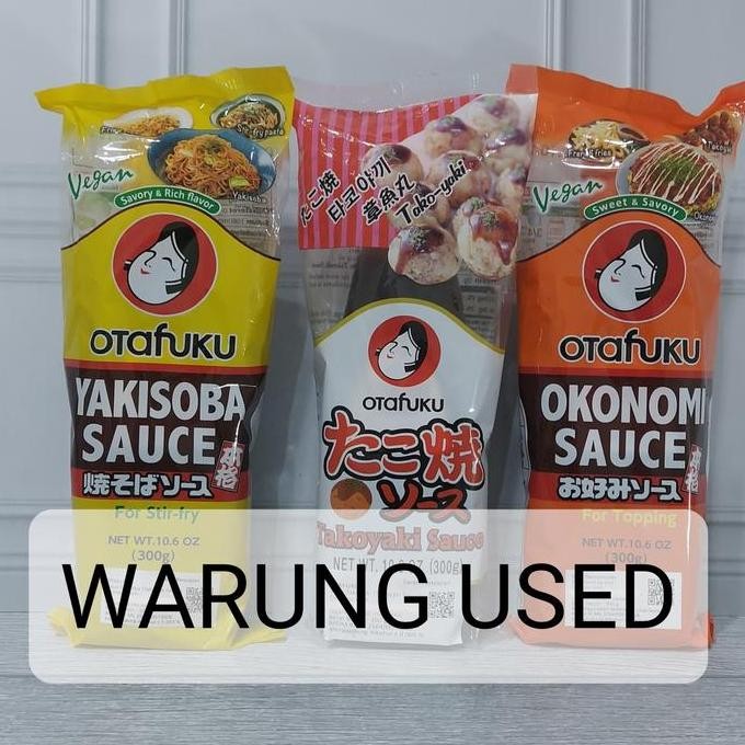 

Terlaris OTAFUKU OKONOMI / YAKISOBA / TAKOYAKI SAUCE 300gr made in Japan SALE