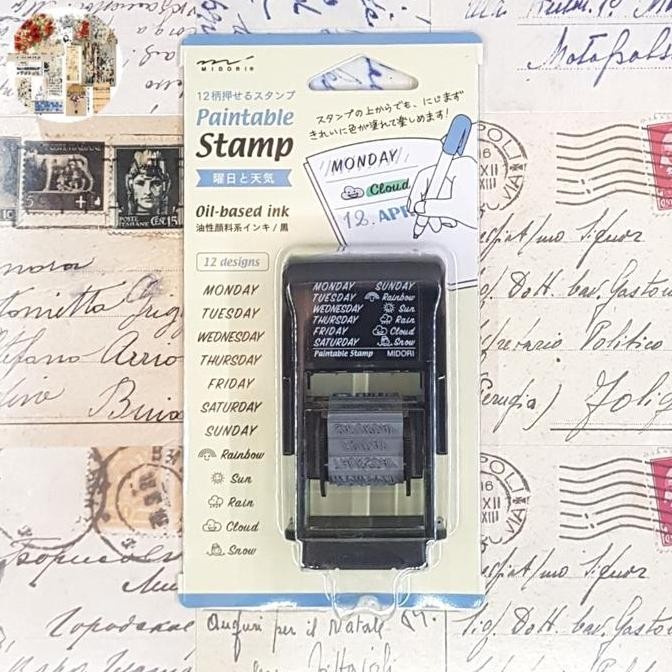 

Terlaris Midori self ink stamp. Stempel Midori ori Japan SALE