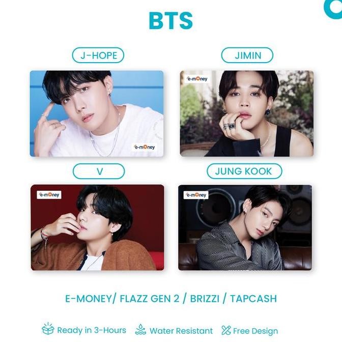 

Terlaris Kartu E-Money Mandiri BTS BE | Kartu eMoney eToll BTS Kpop Bangtan SALE