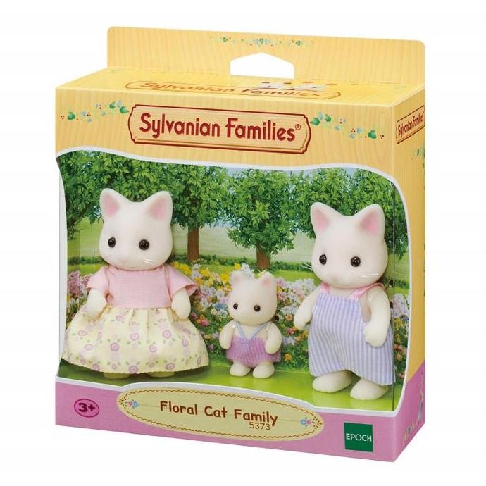 Mainan Koleksi Sylvanian Families Floral Cat Family