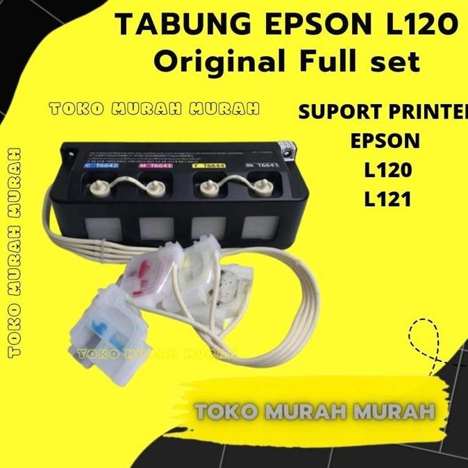 Tabung Selang Infus Epson L120 Original Ciss Cartridge L120 Lengkap New Stok
