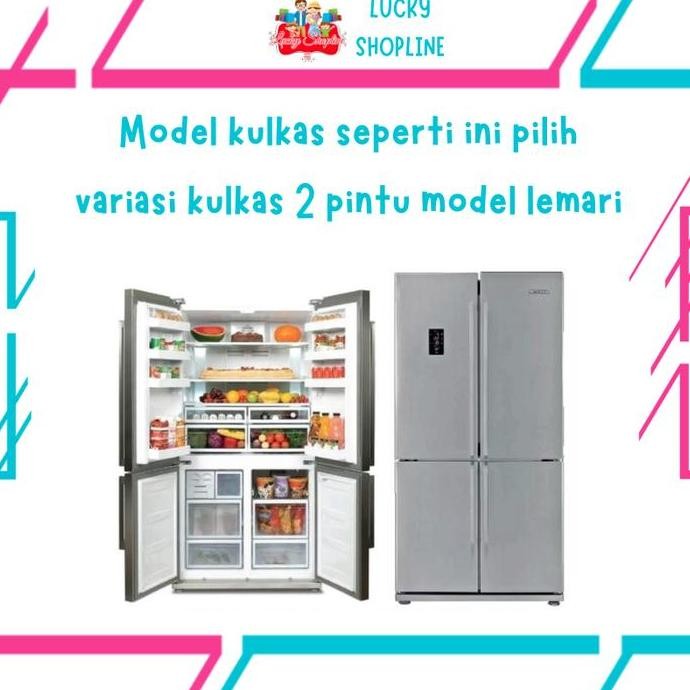 Cover Penutup Kulkas Taplak Kulkas Multifungsi Renda