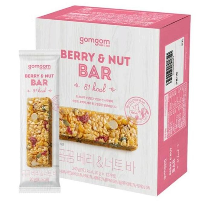

Berry Nut Bar Gomgom Korea/Protein Bar