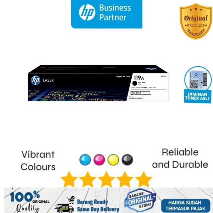 Hp 119A Original Toner Cartridge (W2090A) New Stok