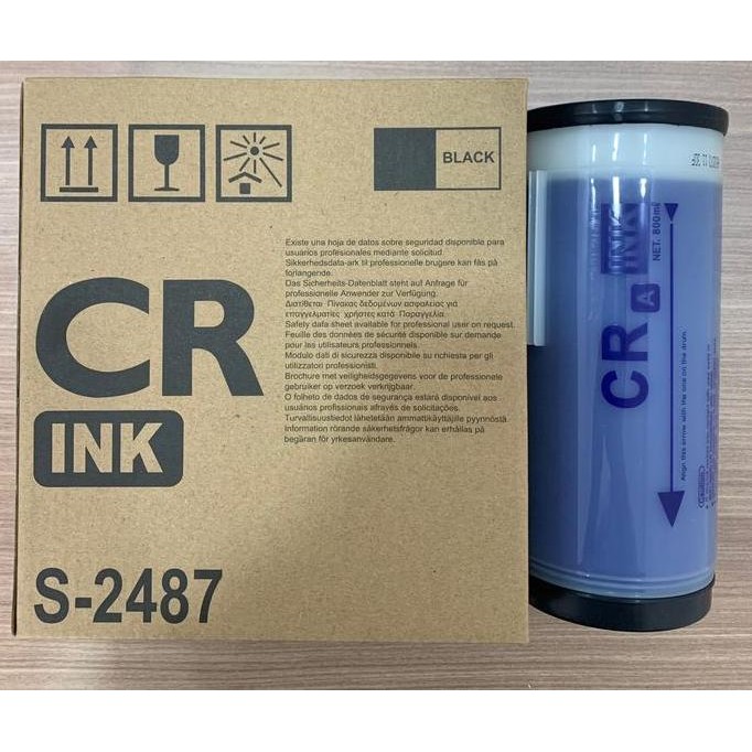 Tinta Riso Compatible Cr Hitam Biru Hijau New Stok