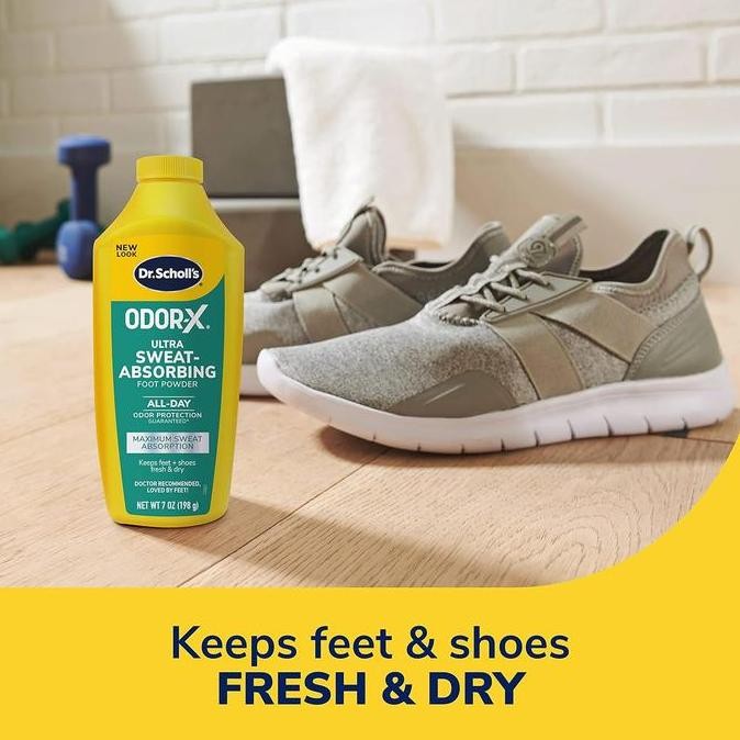 Dr. SchollS Odor-X Odor Fighting Spray Powder Sweat Absorption Foot