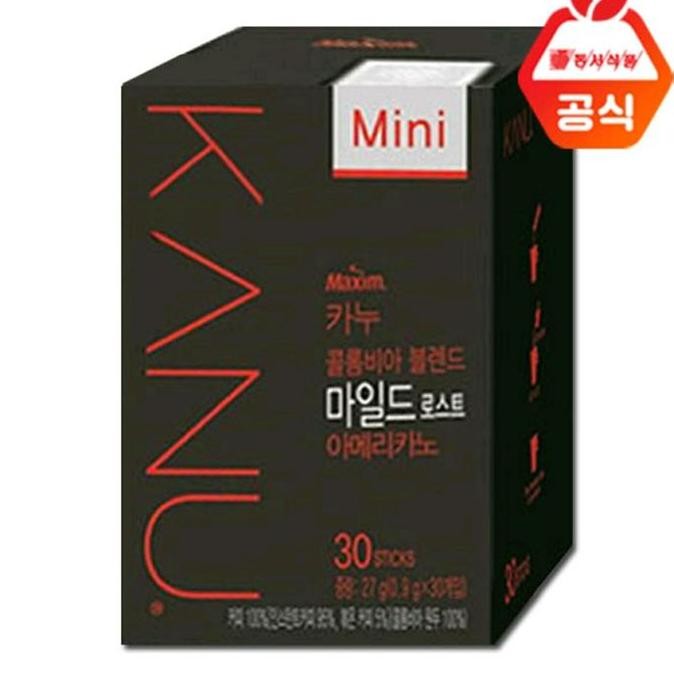 

Kanu Mini Maxim Mild Roast Americano Coffee 30T