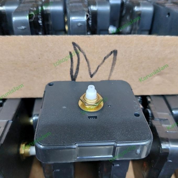 (Allthebest) Mesin jam dinding onoff merah mesin jam dinding sweep kualitas bagus