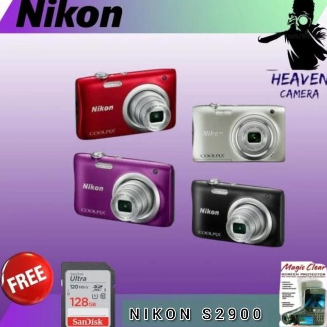 Tersedia NIKON COOLPIX S2900 / NIKON S2900 DIGITAL KAMERA / NIKON S2900