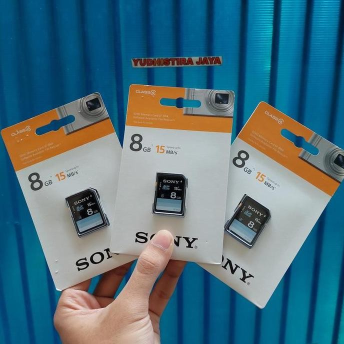TERLARIS - Sony SDHC 8GB Original Memory Card Kamera SD Card 8GB Garansi Resmi