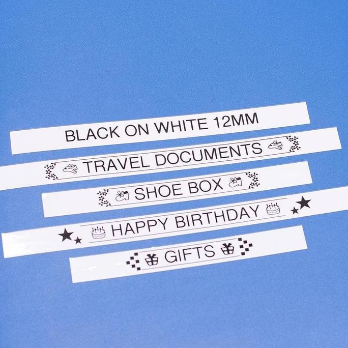 

Brother Tze-231 12Mm Ptouch Tape Label Tze231 Black On White New Stok