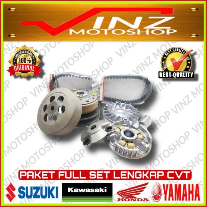 PAKET CVT LENGKAP VANBELT ROLLER MOTOR YAMAHA MIO J FINO SOUL GT 115