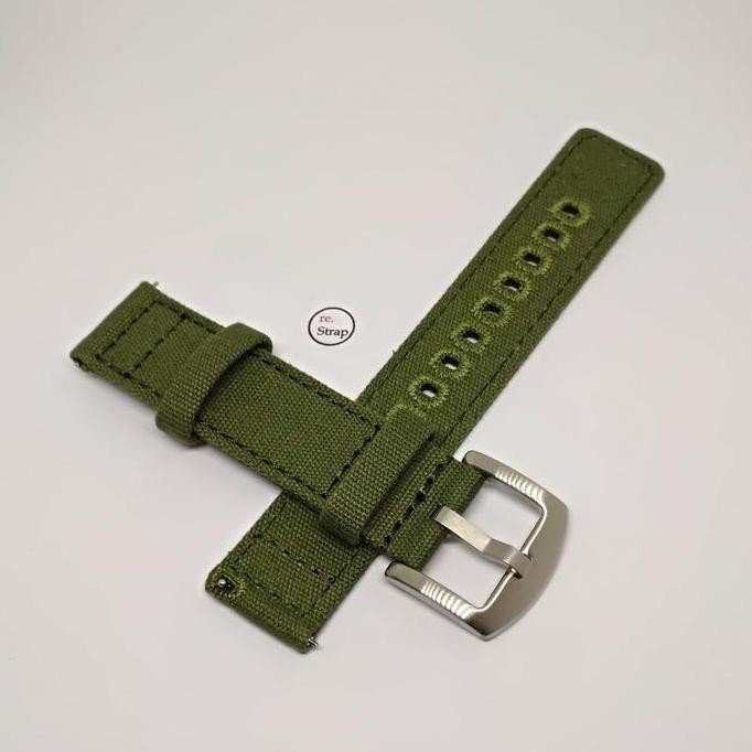 Murah Tali Jam Canvas Strap Quick Release [Cv-15] 20Mm 22Mm