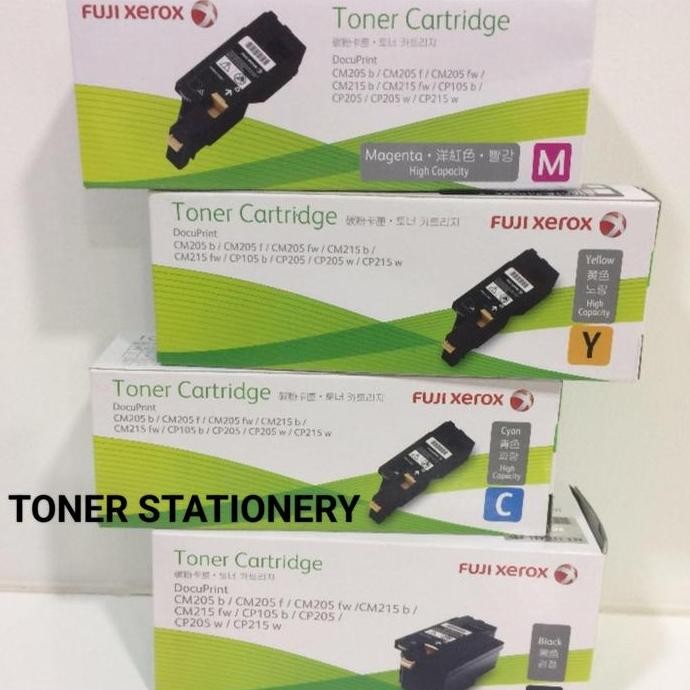 Toner Fuji Xerox Cm205B/Cm205F/Cm205Fw/Cm215B/Cm215Fw/Cp205W/Cp215W New Stok
