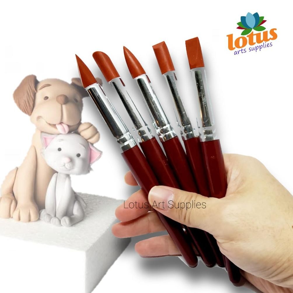 

Silicone Carving Tools / Alat Pottery Clay Sculpting set 5 - Large AST